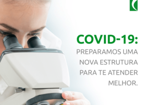 Covid-19: temos resultados em até 24h e testagem para anticorpos