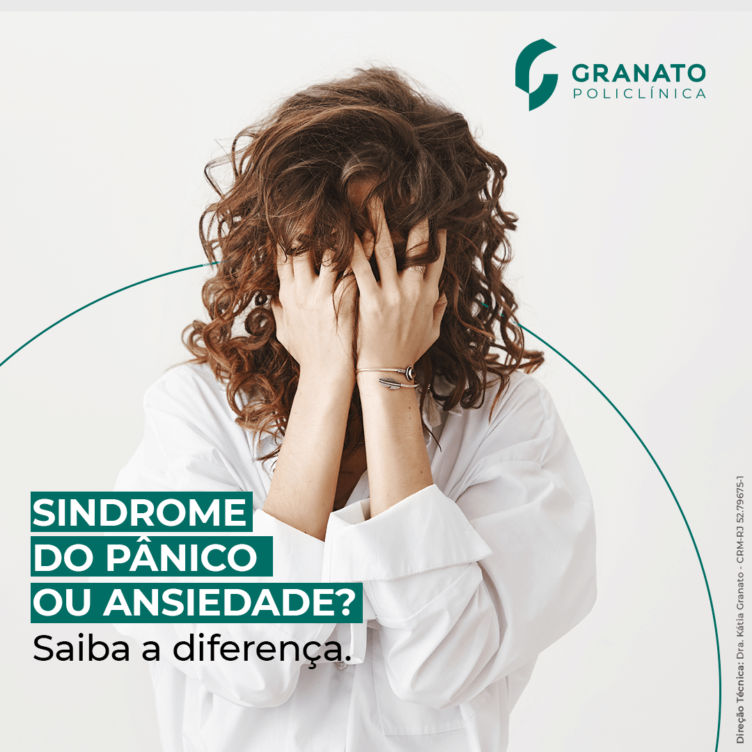 Síndrome do pânico x Ansiedade: Saiba a diferença entre os transtornos.