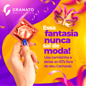 Essa fantasia nunca sai de moda! Use camisinha e deixe as ISTs fora do seu Carnaval.