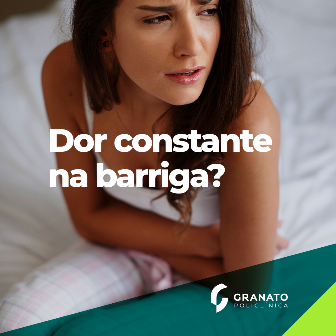Anda sentindo dores constantes na barriga?